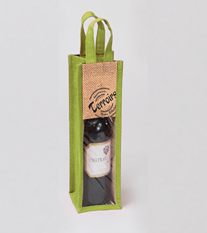 1 Bottle Bag 123F(Jute)