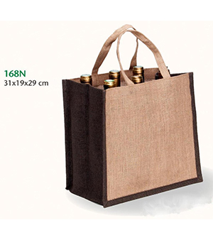 6 Bottle Wine Bag (Jute)